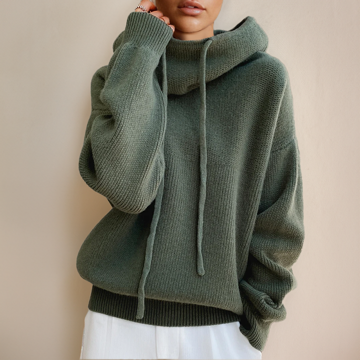 Sienna™ | Sweat à capuche confortable à col montant 