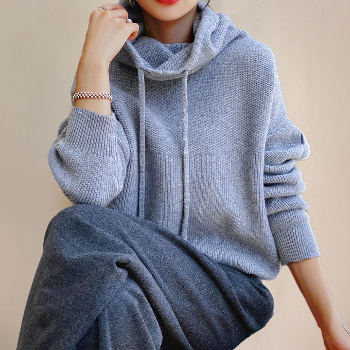 Sienna™ | Sweat à capuche confortable à col montant 