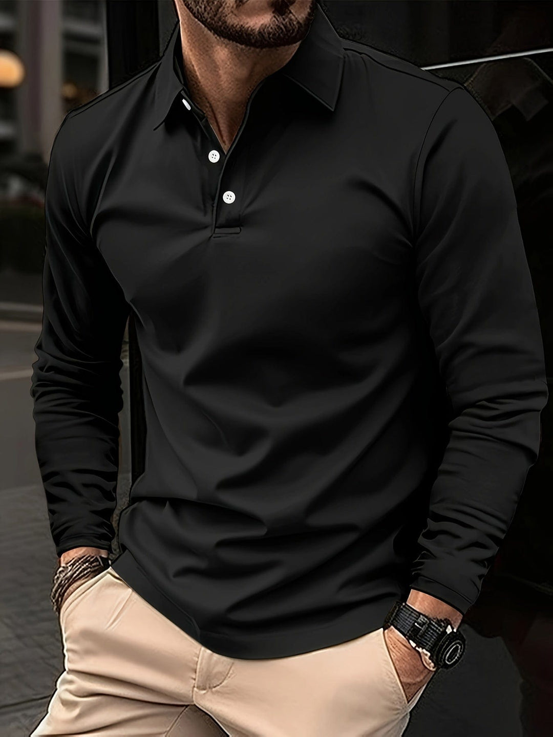 Cyrus | Chemise à manches longues et col